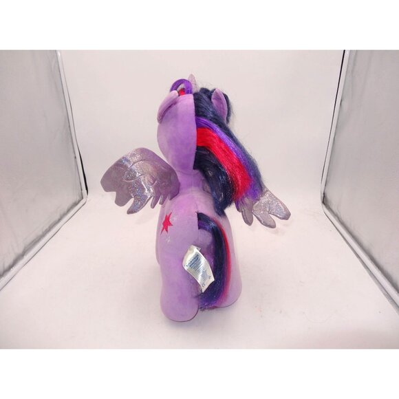 My Little Pony Twilight Sparkle Plush Toy With Glittery Wings & Horn 16" Purple - Picture 4 of 9